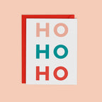 HO HO HO Santa Claus Christmas Card - Boxed Set of 8 Cards - Che Cose Belle