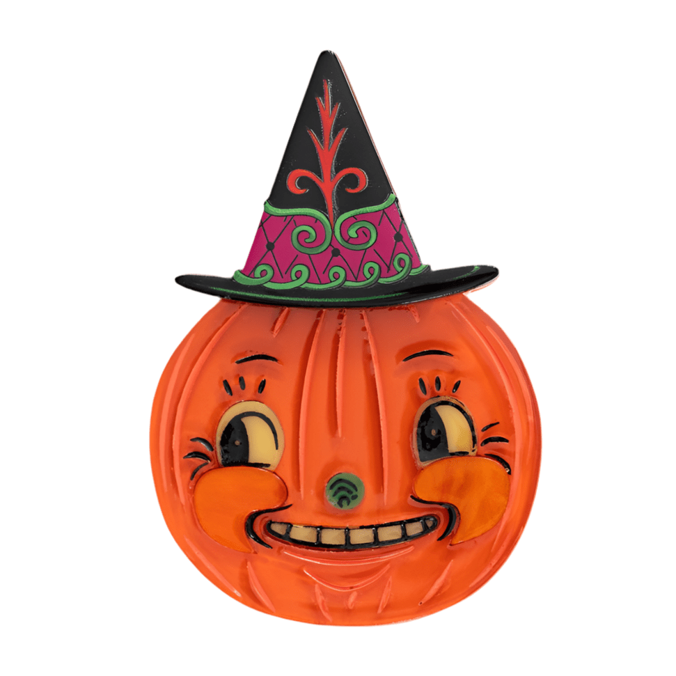 Hocus Pocus Pumpkin Brooch by Johanna Parker x Lipstick & Chrome