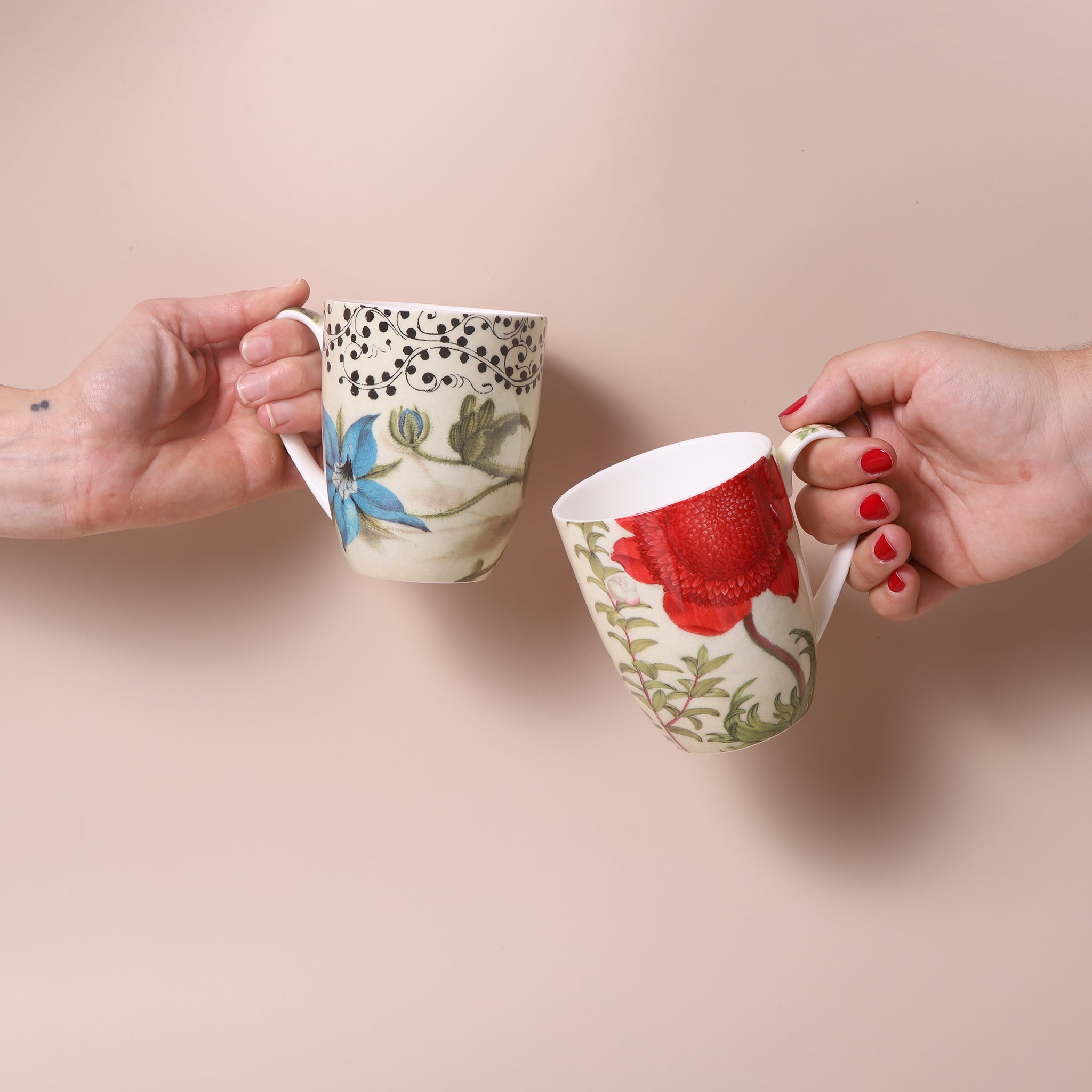 Hoefnagel Mug Pair - Che Cose Belle