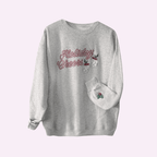 HOLIDAY CHEERS ♡ adult sweatshirt with print - Che Cose Belle