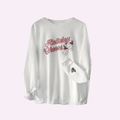 HOLIDAY CHEERS ♡ adult sweatshirt with print - Che Cose Belle