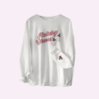 HOLIDAY CHEERS ♡ adult sweatshirt with print - Che Cose Belle