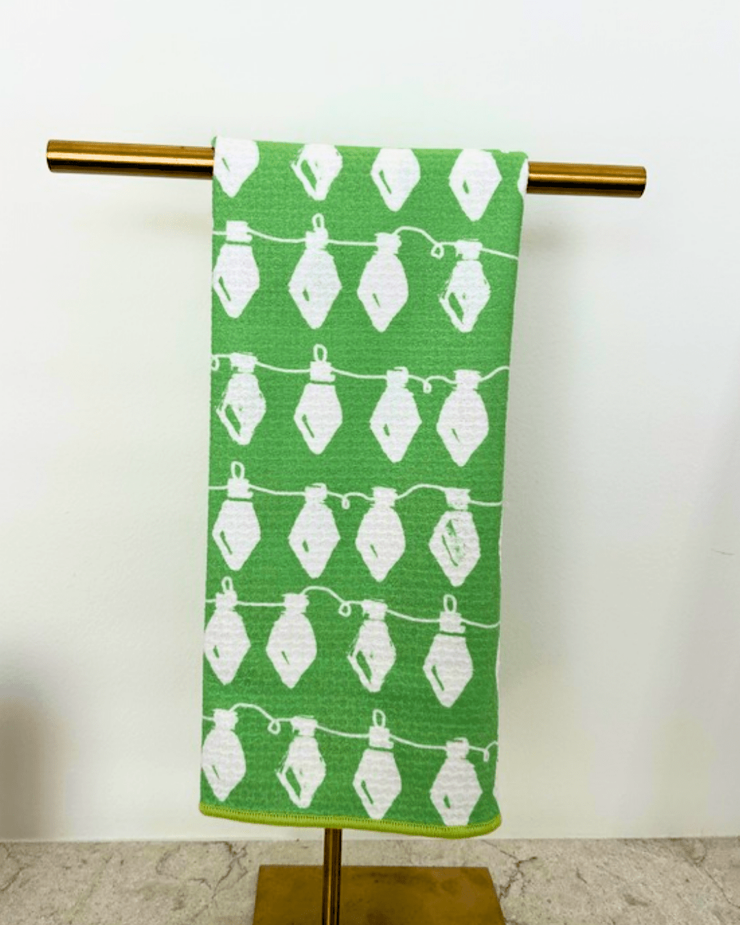 Holiday Lights Double-Sided Tea Towel - Che Cose Belle