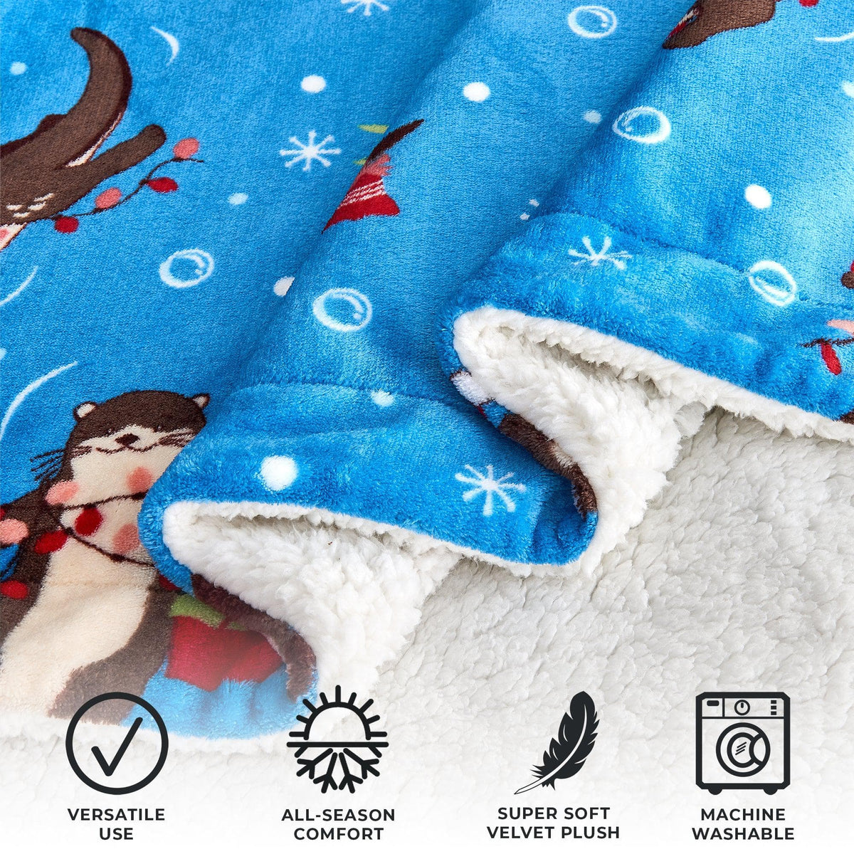 Holiday Sherpa Throw - Esmay Collection - Che Cose Belle