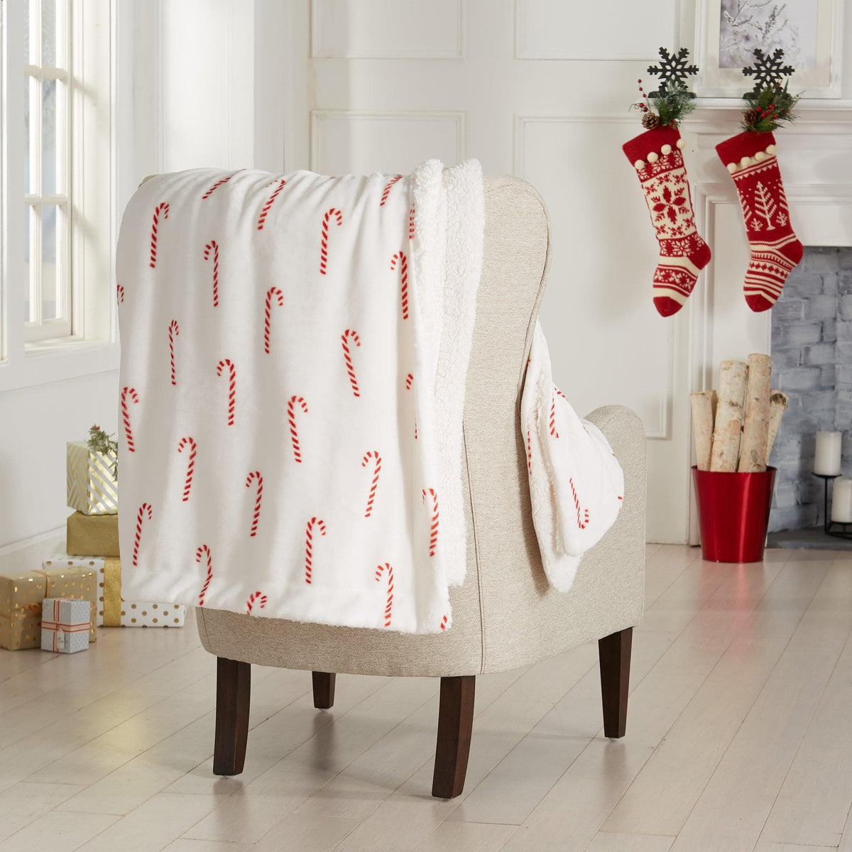 Holiday Sherpa Throw - Esmay Collection - Che Cose Belle