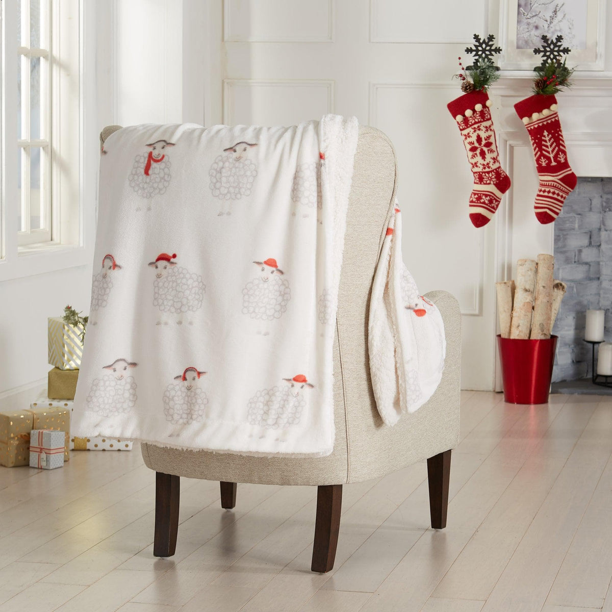 Holiday Sherpa Throw - Esmay Collection - Che Cose Belle