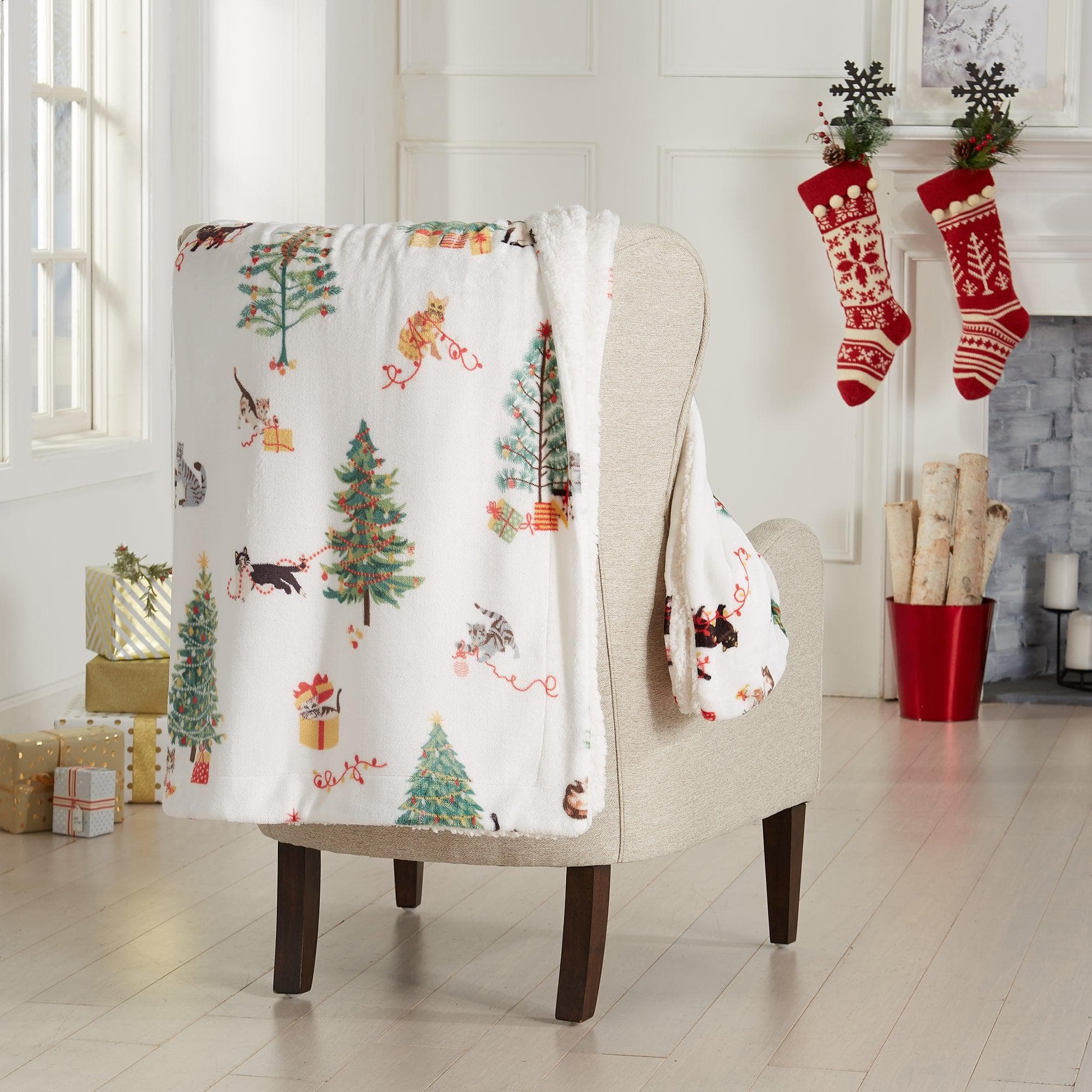 Holiday Sherpa Throw - Esmay Collection - Che Cose Belle