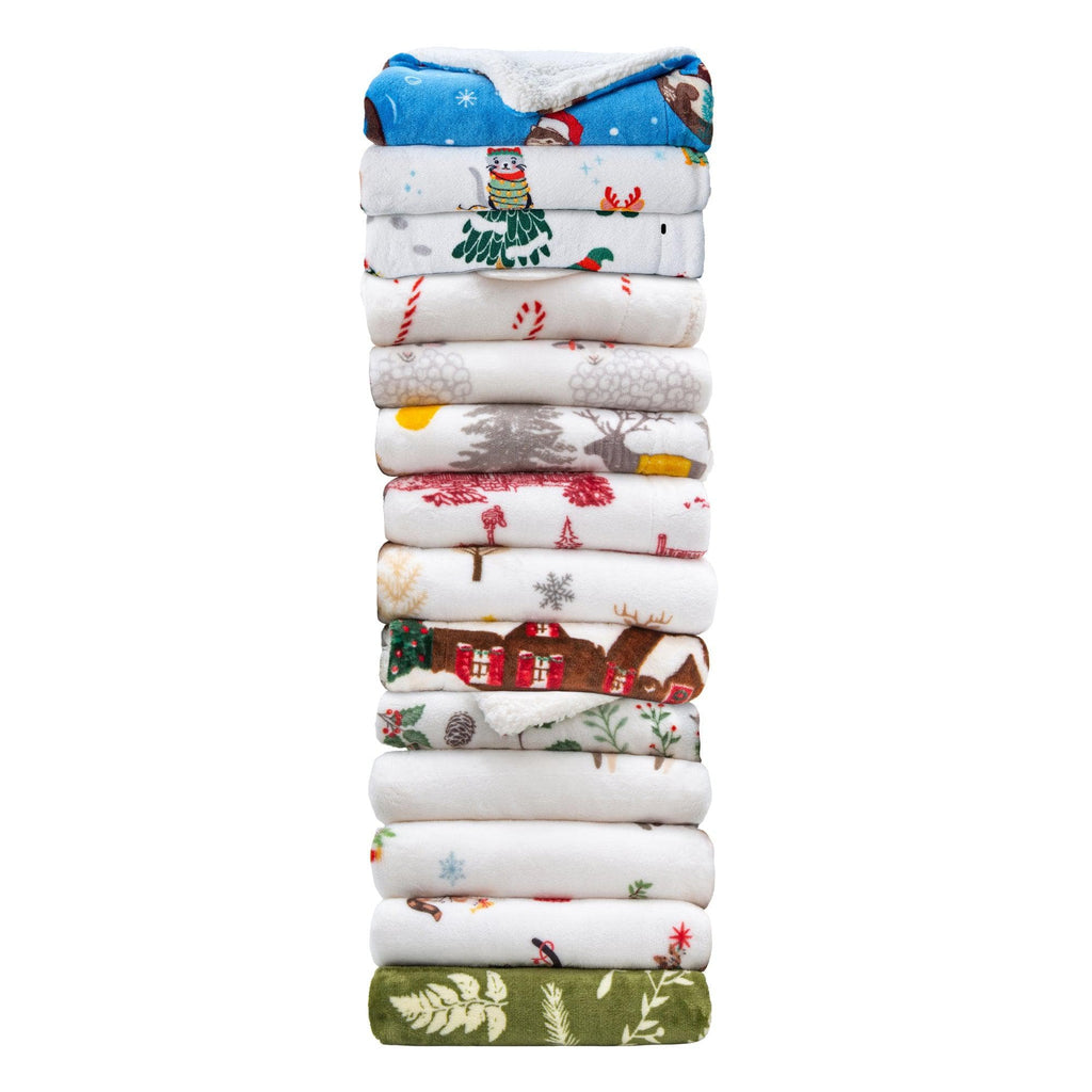 Holiday Sherpa Throw - Esmay Collection - Che Cose Belle