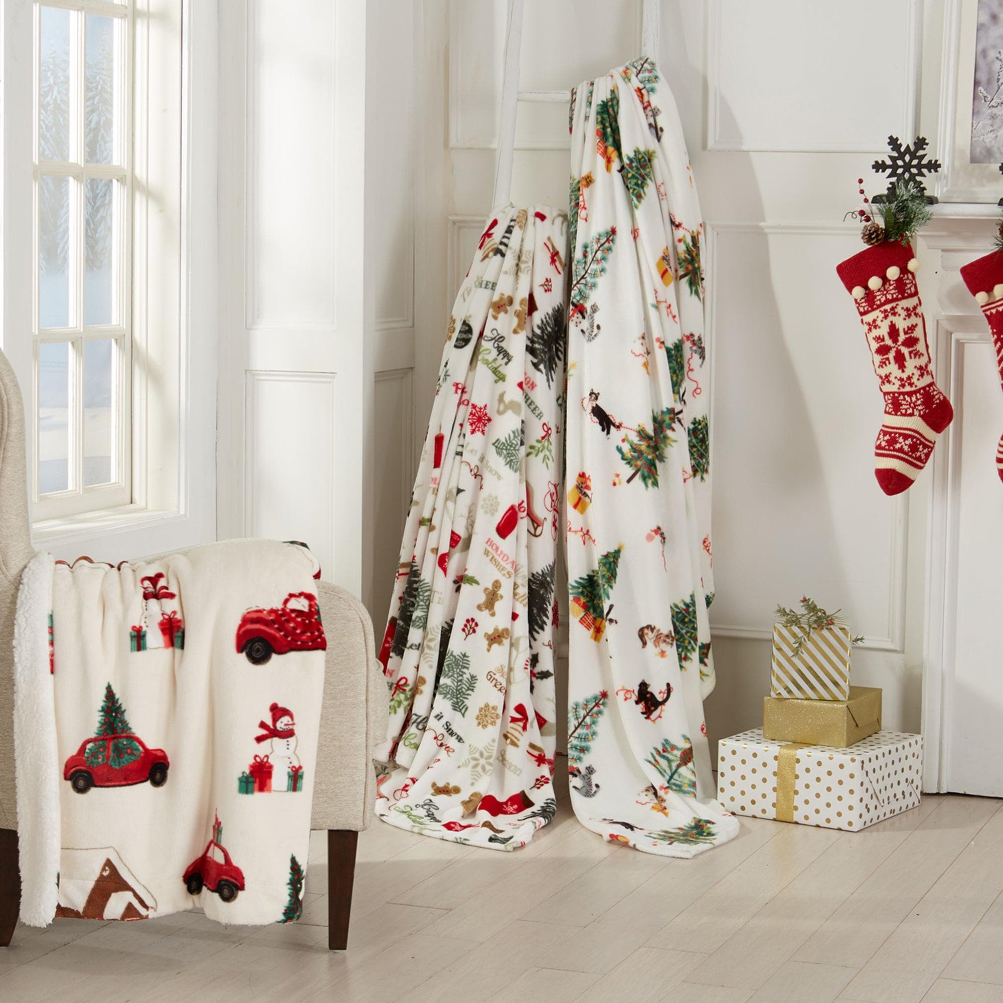 Holiday Sherpa Throw - Esmay Collection - Che Cose Belle