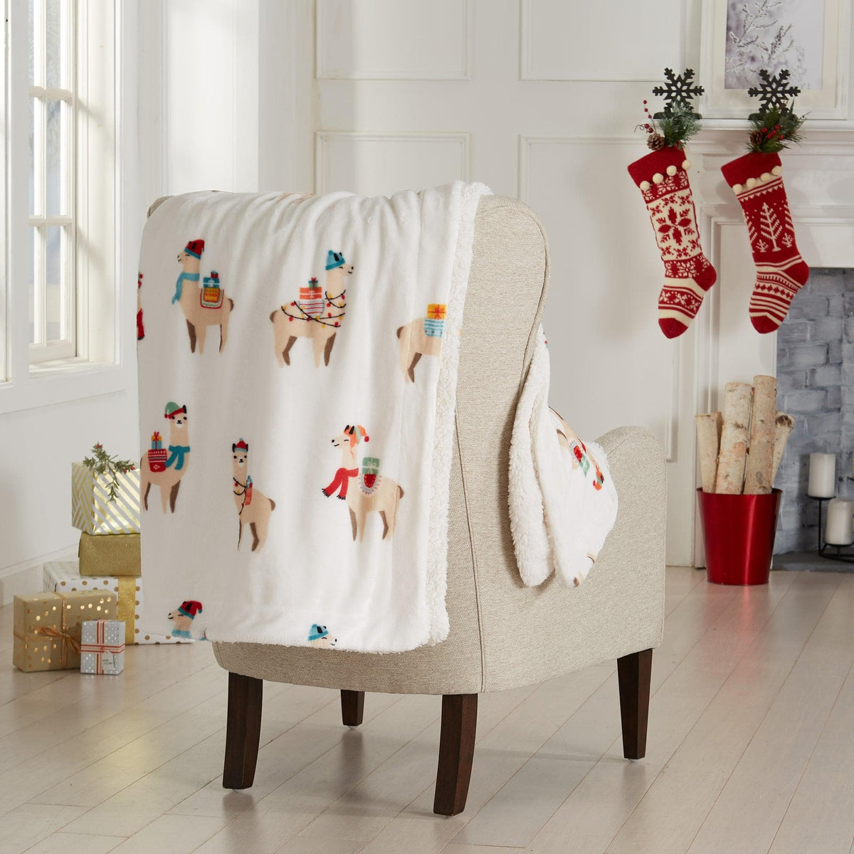 Holiday Sherpa Throw - Esmay Collection - Che Cose Belle