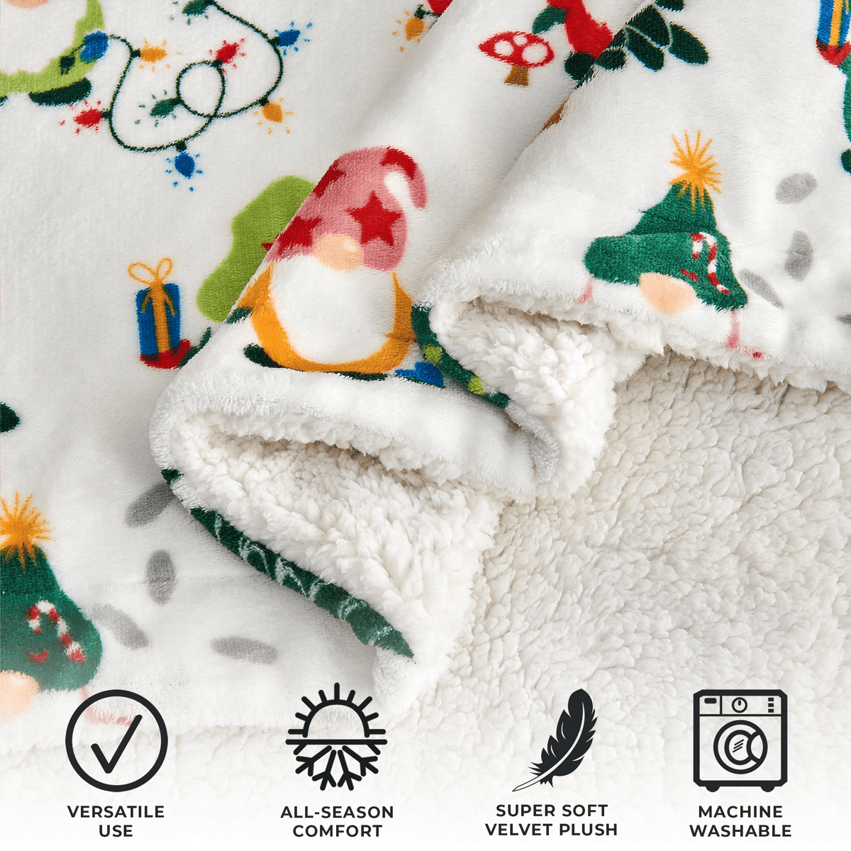 Holiday Sherpa Throw - Esmay Collection - Che Cose Belle