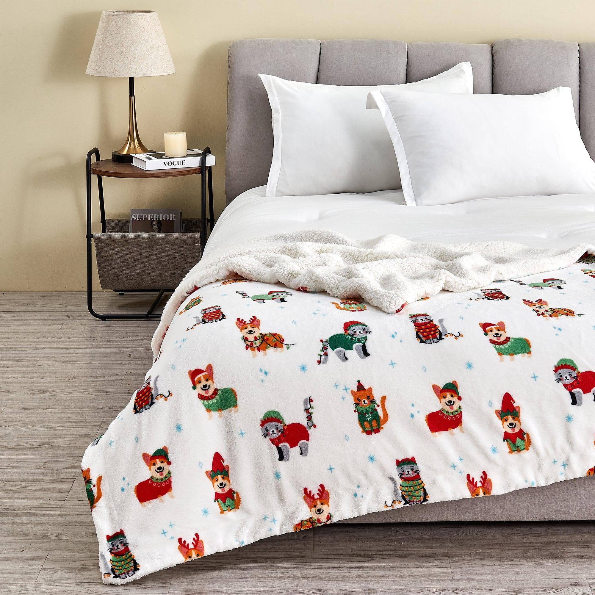 Holiday Sherpa Throw - Esmay Collection - Che Cose Belle