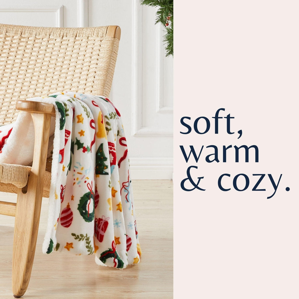 Holiday Sherpa Throw - Esmay Collection - Che Cose Belle