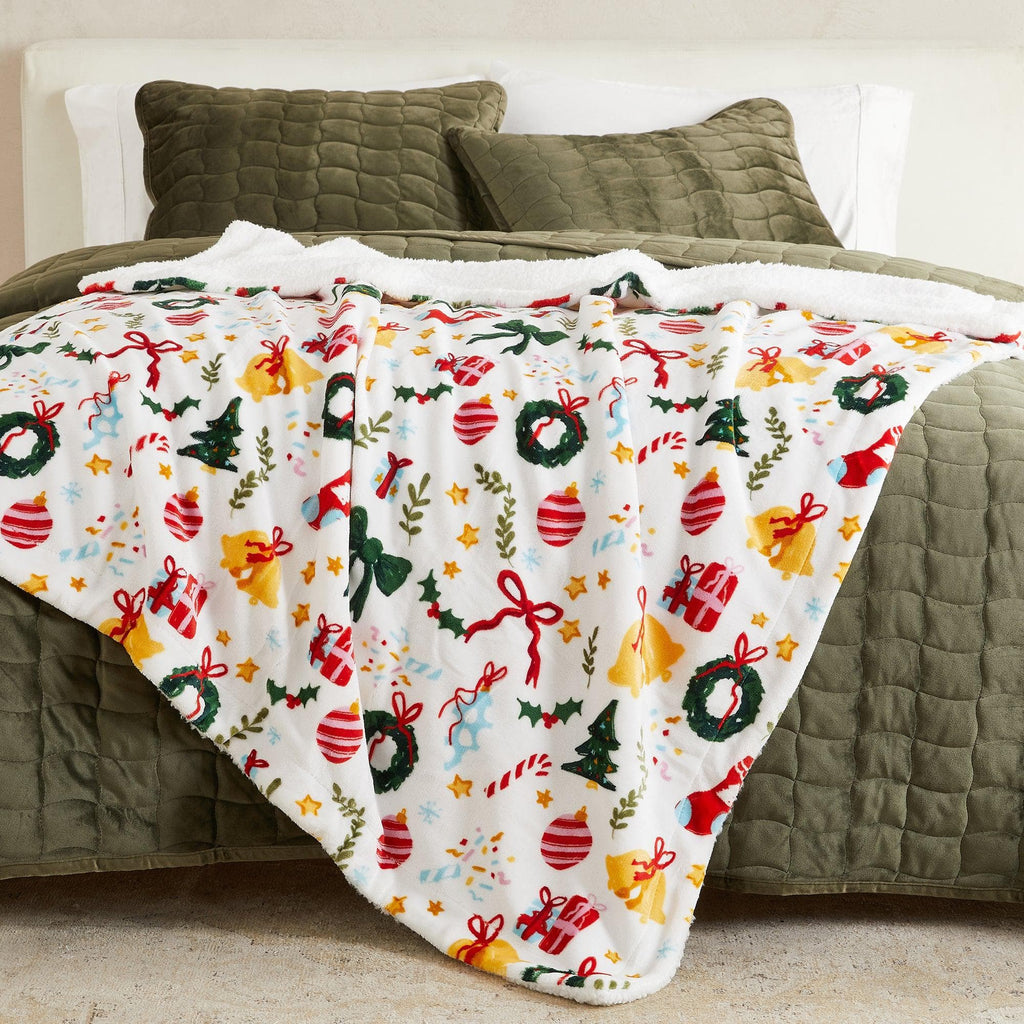 Holiday Sherpa Throw - Esmay Collection - Che Cose Belle