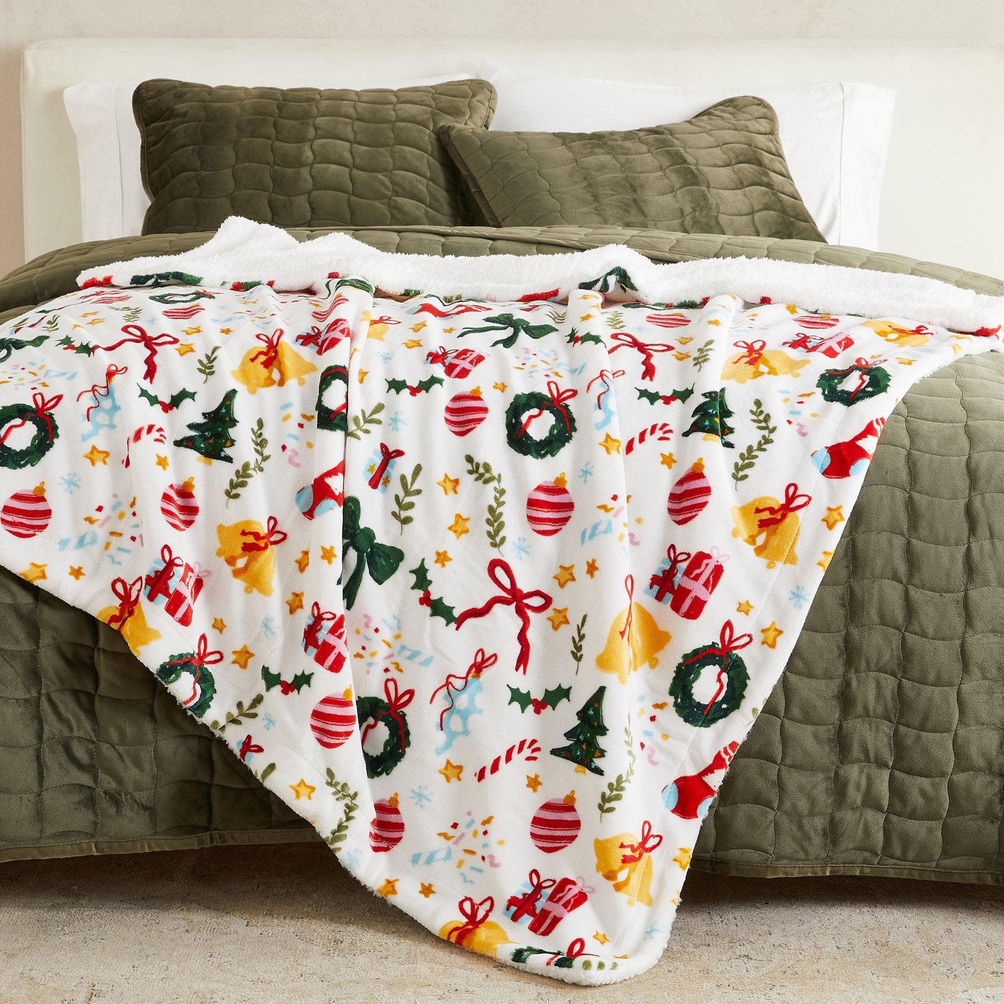 Holiday Sherpa Throw - Esmay Collection - Che Cose Belle