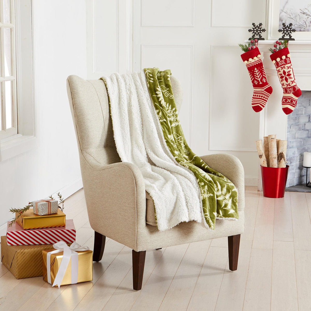 Holiday Sherpa Throw - Esmay Collection - Che Cose Belle