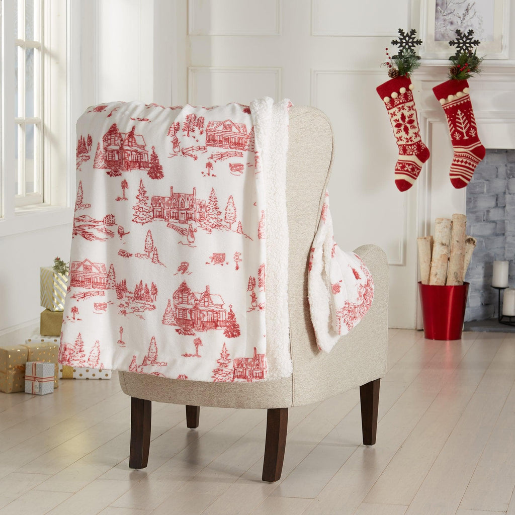 Holiday Sherpa Throw - Esmay Collection - Che Cose Belle
