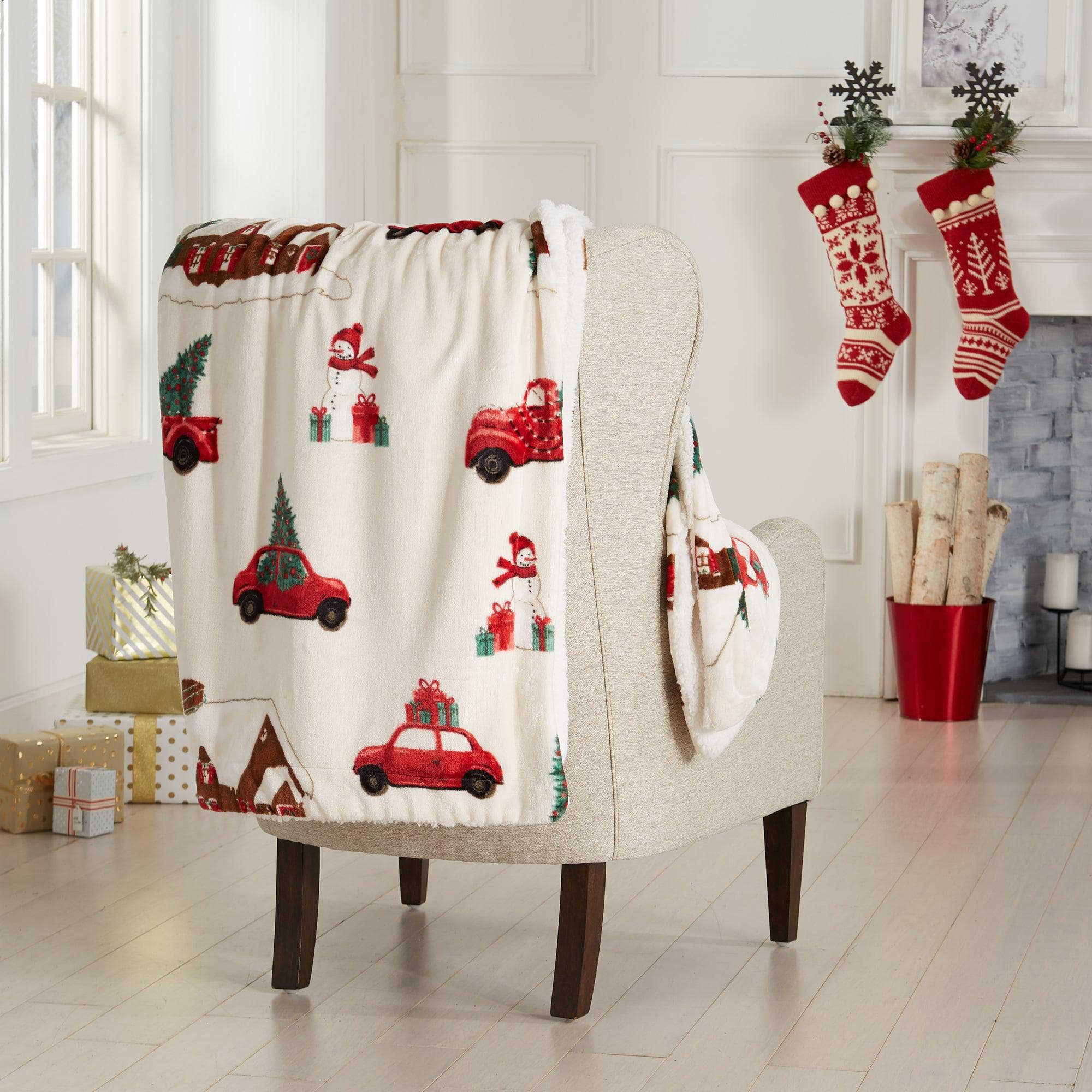 Holiday Sherpa Throw - Esmay Collection - Che Cose Belle