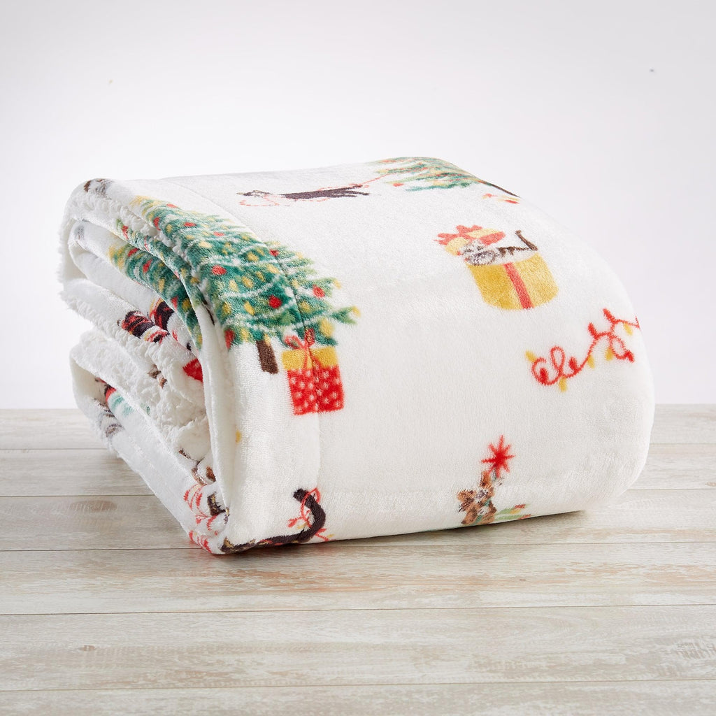 Holiday Sherpa Throw - Esmay Collection - Che Cose Belle