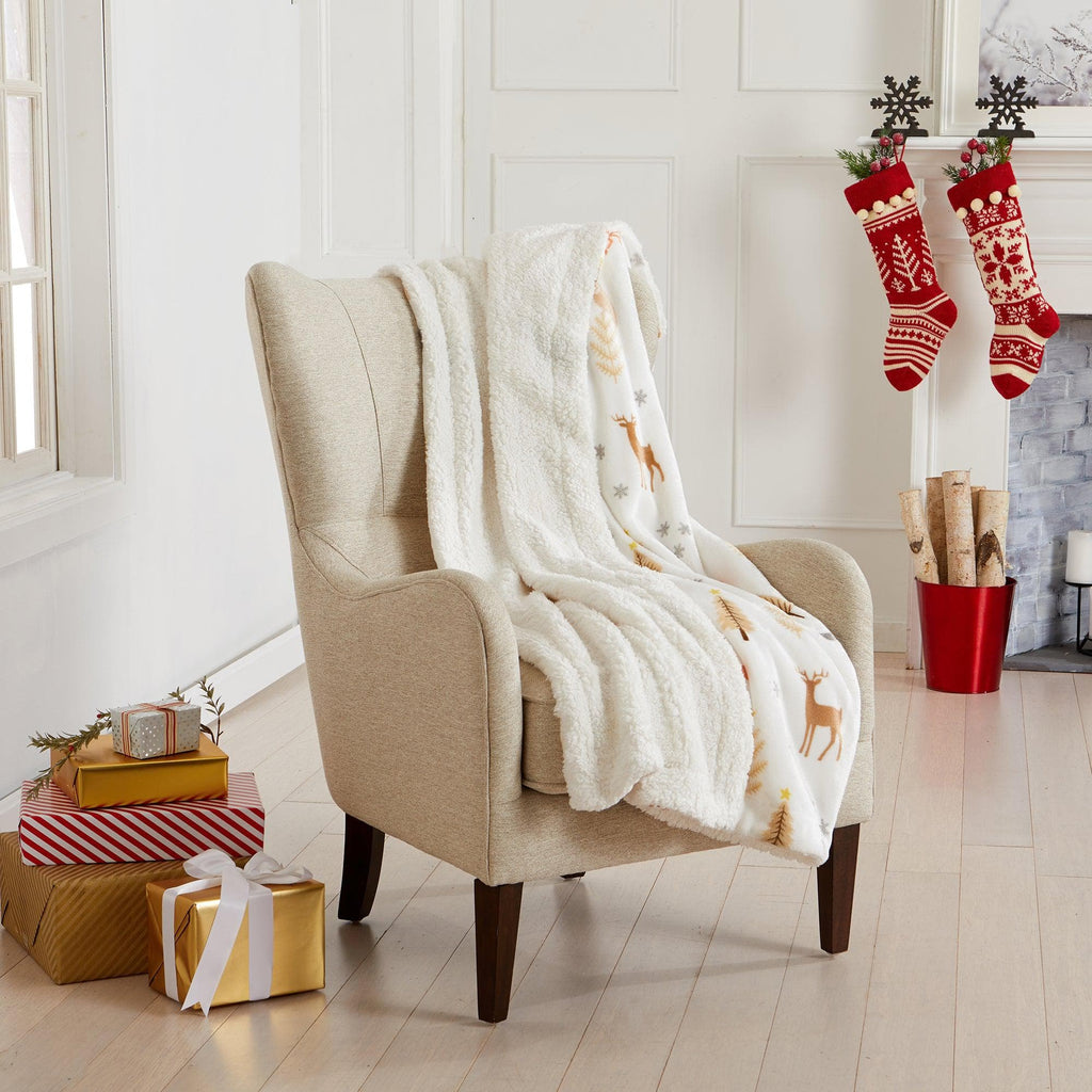 Holiday Sherpa Throw - Esmay Collection - Che Cose Belle