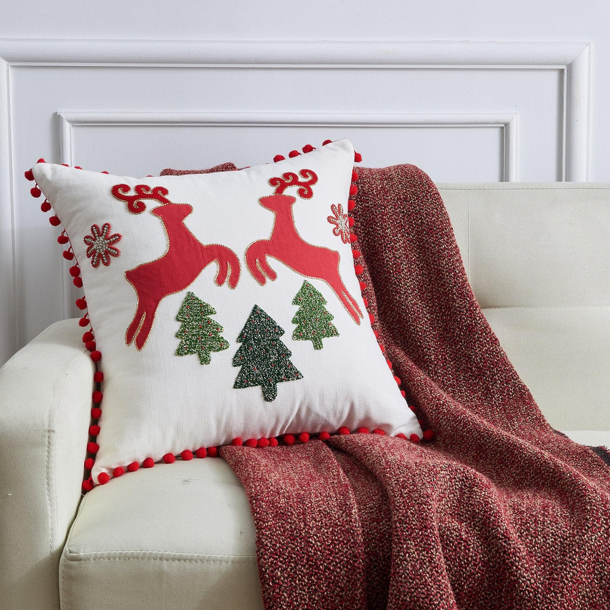 Holiday Throw Pillow - Jubilee Collection - Che Cose Belle