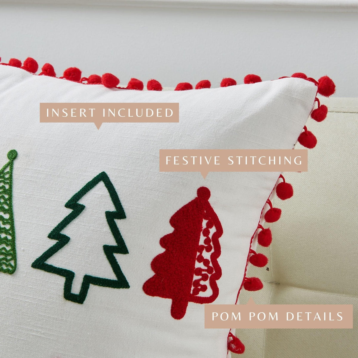 Holiday Throw Pillow - Jubilee Collection - Che Cose Belle
