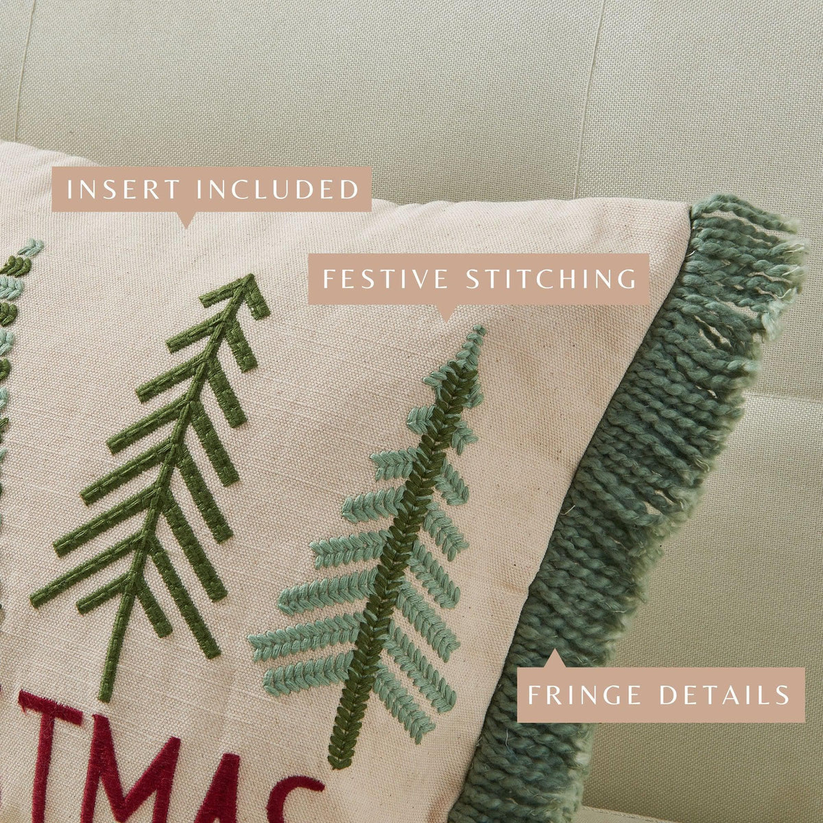 Holiday Throw Pillow - Jubilee Collection - Che Cose Belle