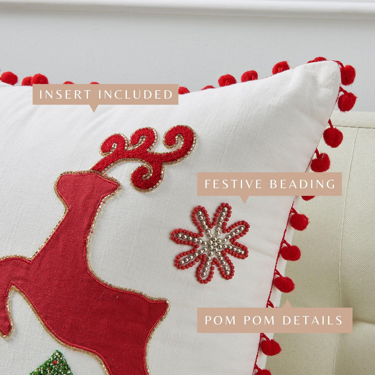 Holiday Throw Pillow - Jubilee Collection - Che Cose Belle