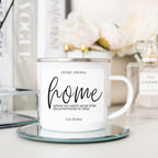 16oz Reusable Metal Candle Mug Scented Soy Candle Gift