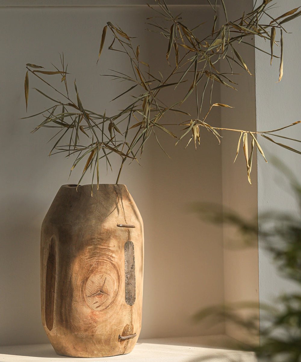 Homestead Solid Wood Décor Vase - Che Cose Belle