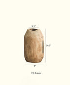 Homestead Solid Wood Décor Vase - Che Cose Belle