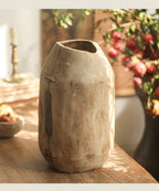 Homestead Solid Wood Décor Vase - Che Cose Belle