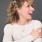 Hope Echo Earrings in Mint - Che Cose Belle
