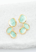 Hope Echo Earrings in Mint - Che Cose Belle