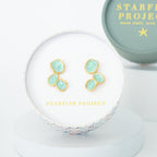 Hope Echo Earrings in Mint - Che Cose Belle