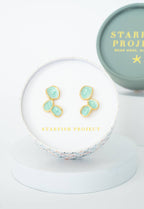 Hope Echo Earrings in Mint - Che Cose Belle