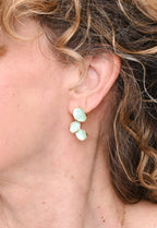 Hope Echo Earrings in Mint - Che Cose Belle