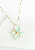 Hope in Bloom Necklace in Mint - Che Cose Belle