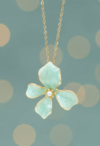Hope in Bloom Necklace in Mint - Che Cose Belle