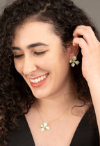 Hope in Bloom Necklace in Mint - Che Cose Belle