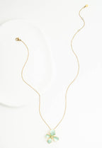Hope in Bloom Necklace in Mint - Che Cose Belle