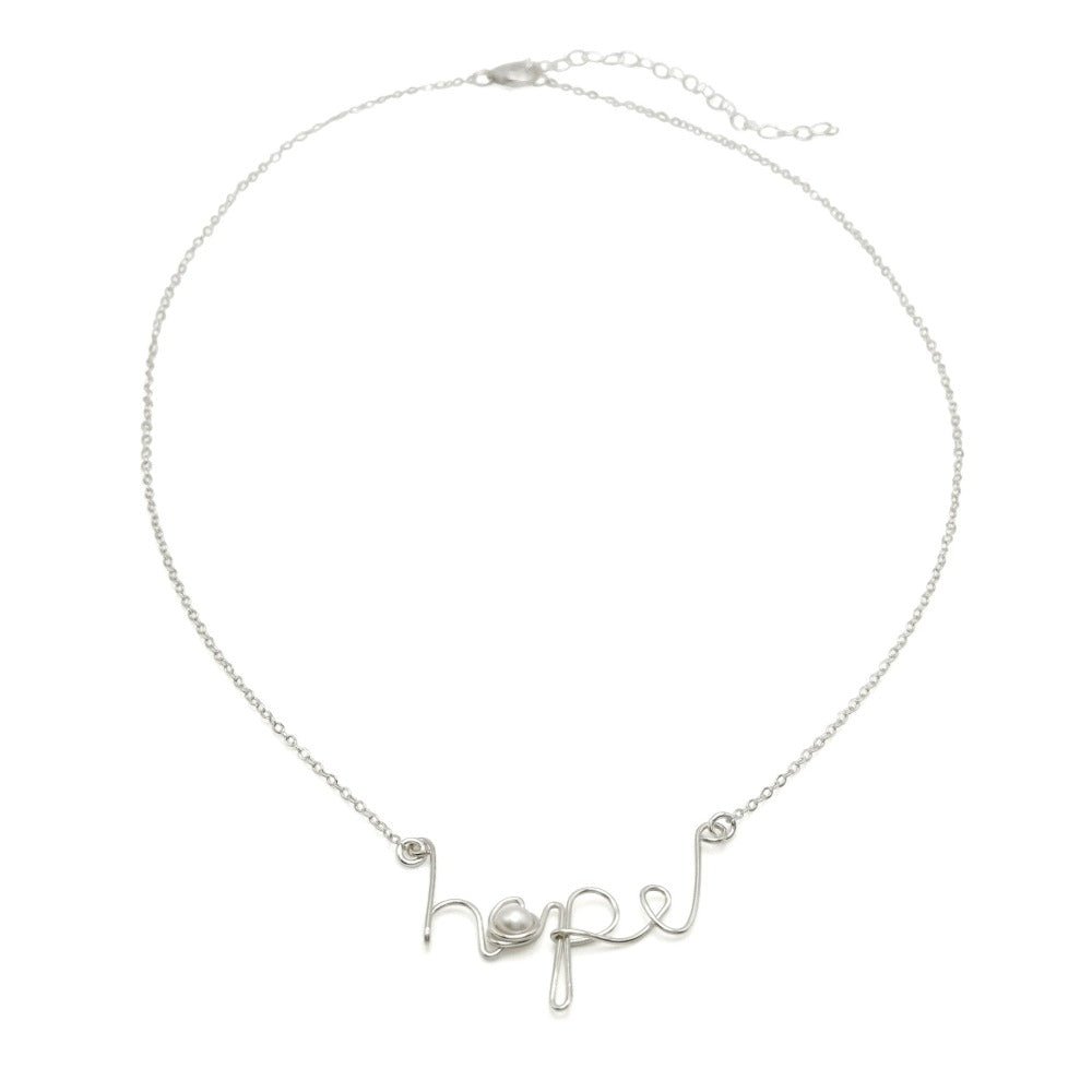 Hope sterling silver necklace - Che Cose Belle