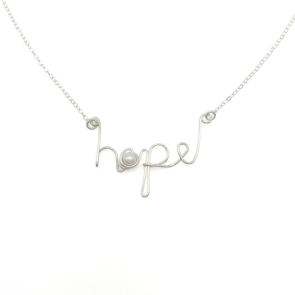 Hope sterling silver necklace - Che Cose Belle