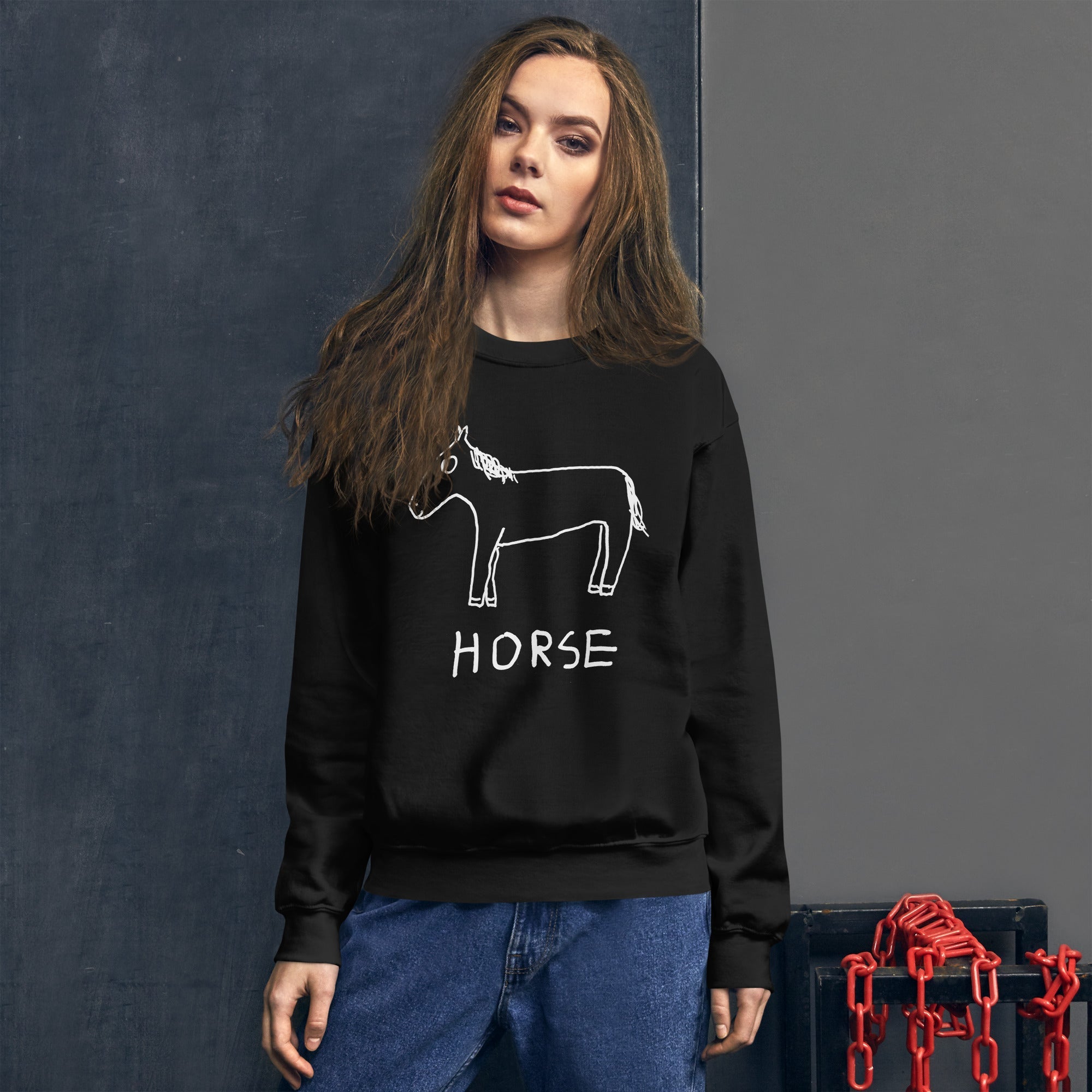 Horse - Crewneck Sweatshirt - Che Cose Belle