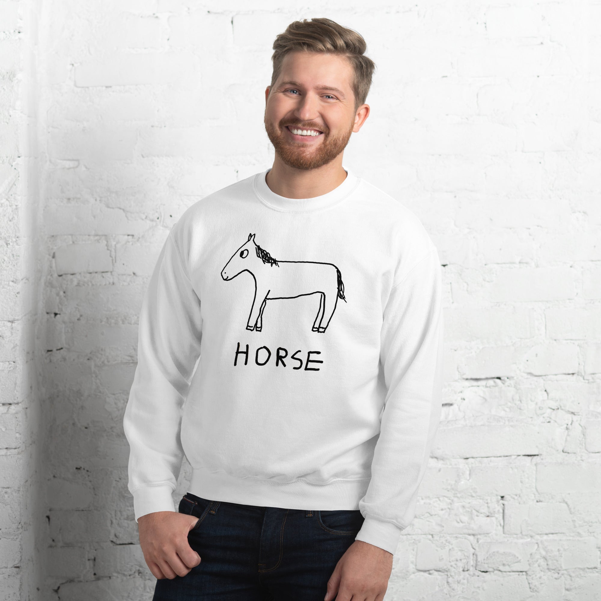 Horse - Crewneck Sweatshirt - Che Cose Belle