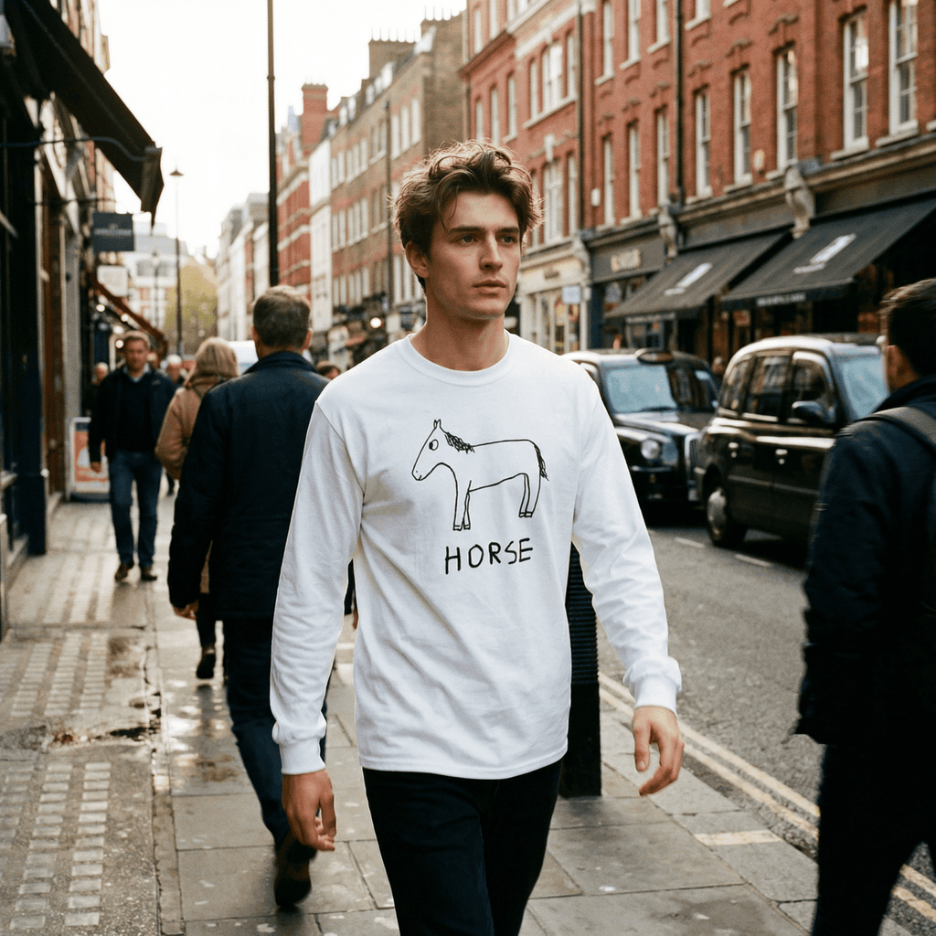 Horse - Long Sleeve Tee - Che Cose Belle