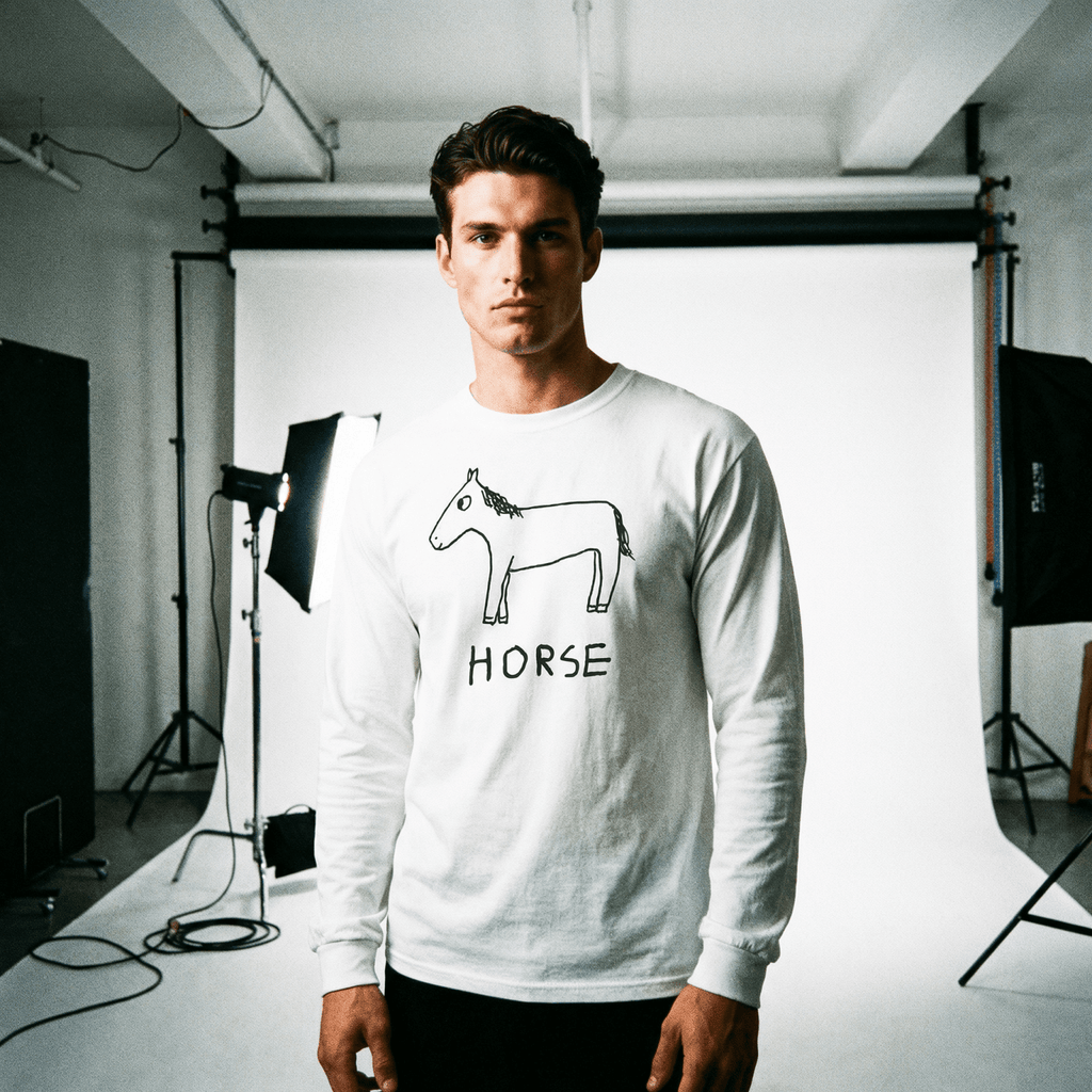 Horse - Long Sleeve Tee - Che Cose Belle