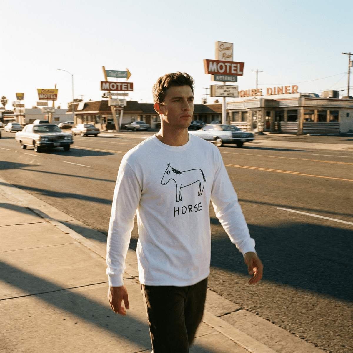 Horse - Long Sleeve Tee - Che Cose Belle