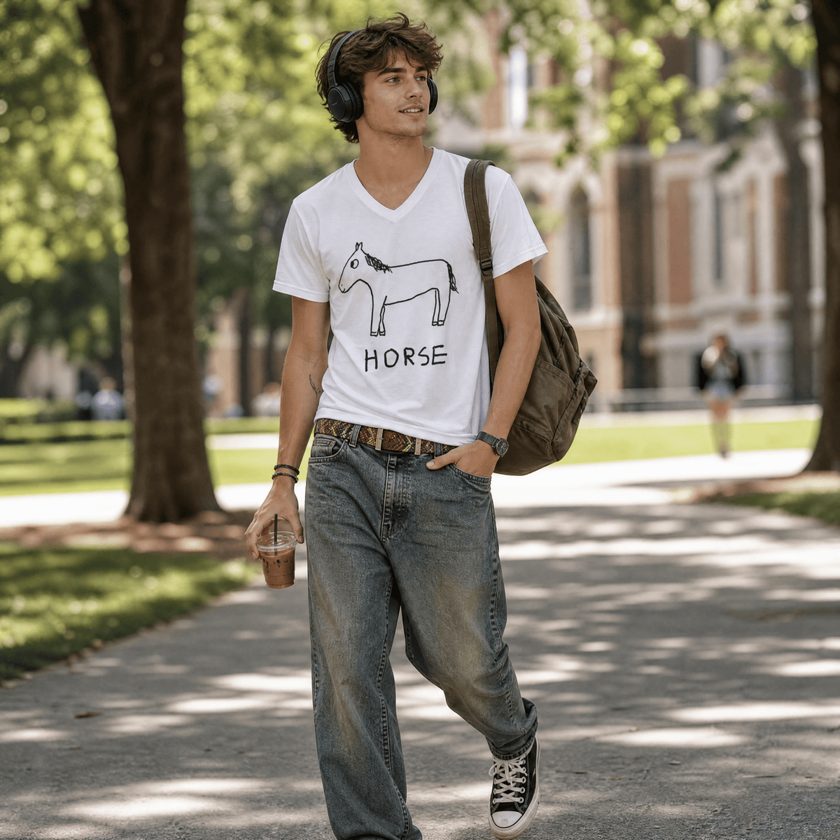 Horse - V-neck Tee - Che Cose Belle