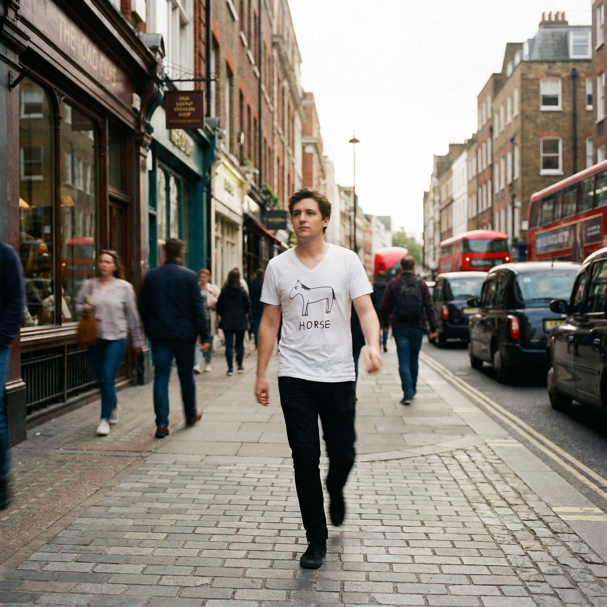 Horse - V-neck Tee - Che Cose Belle